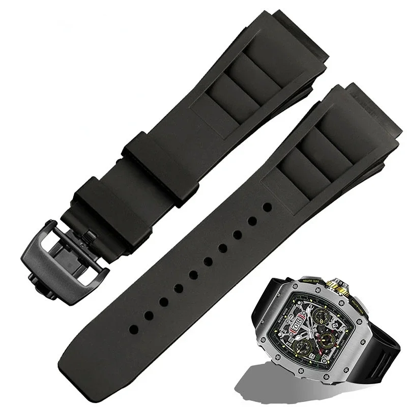 Sweat Band Wrist - Rubber Watch Band for Richard Mille