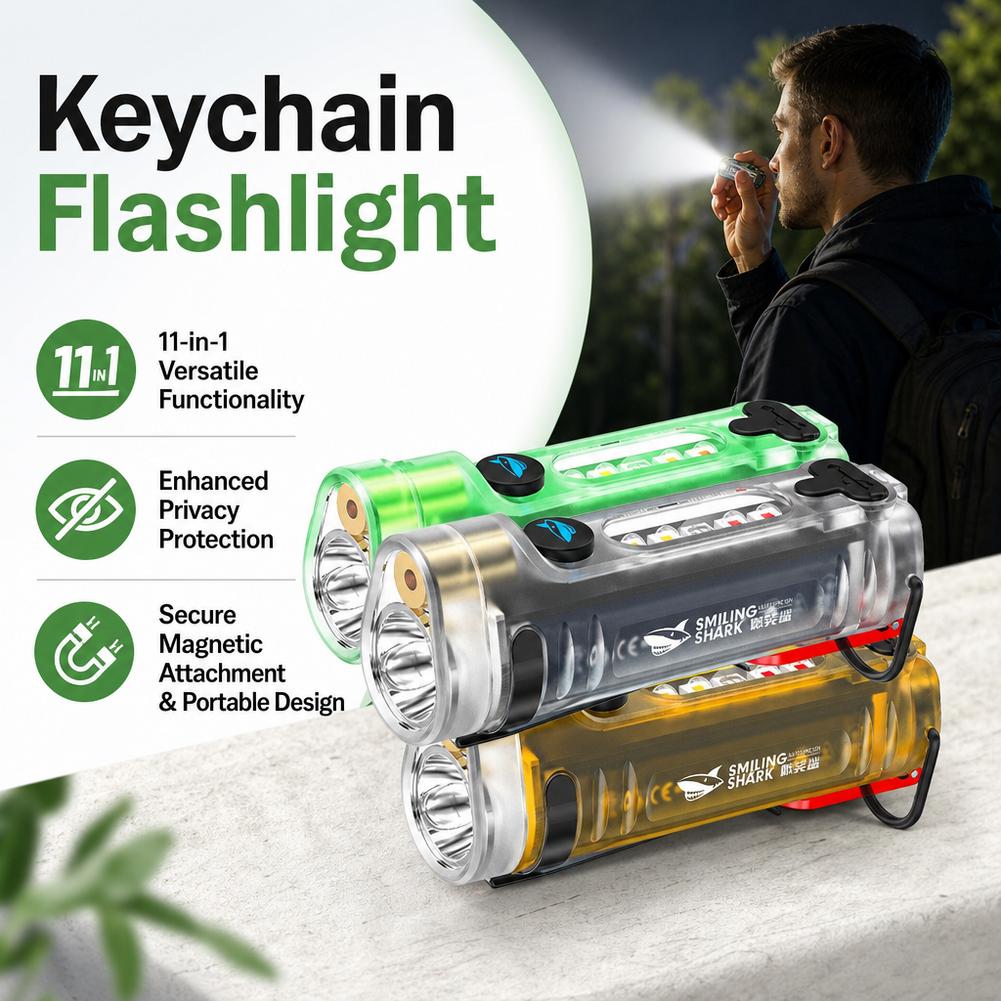 Running Gear For Night - Flashlight Keychain Bright Rechargeable Torch Gear