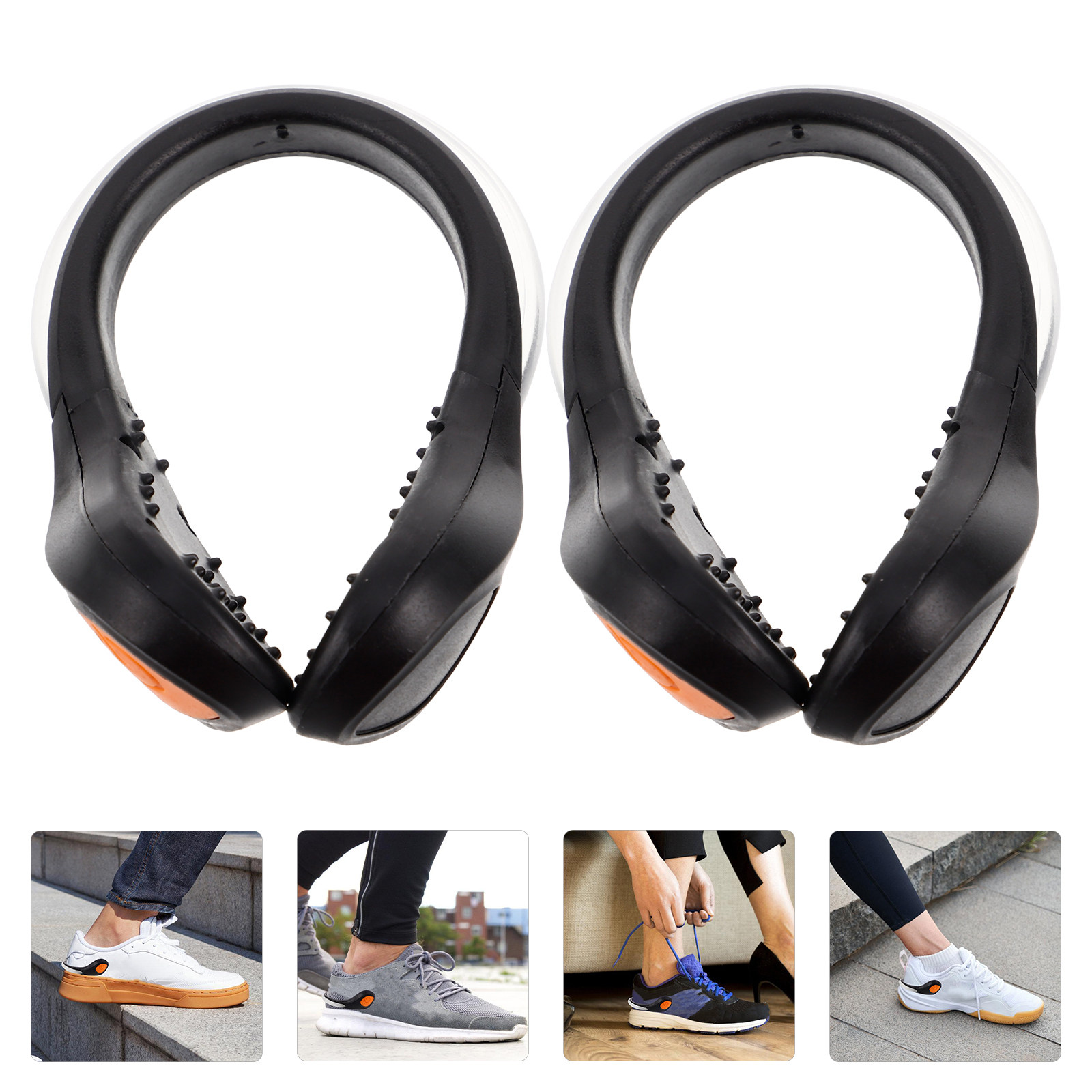 Running Gear For Night - 2Pcs LED Shoe Clip Lights Night