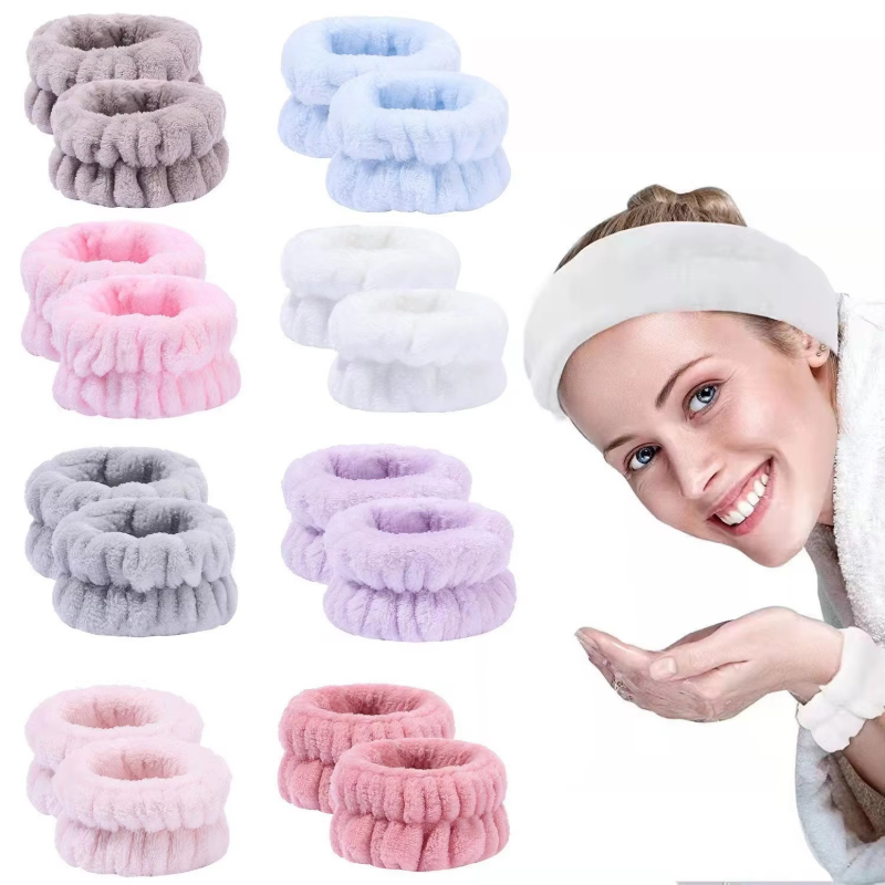 Sweat Band Wrist - 1/2/4pcs Winter Wash Face And Wrist