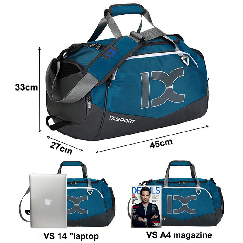 Waterproof 40L Dry Wet Gym Bag - Running Gear Bag ulasan dan harga