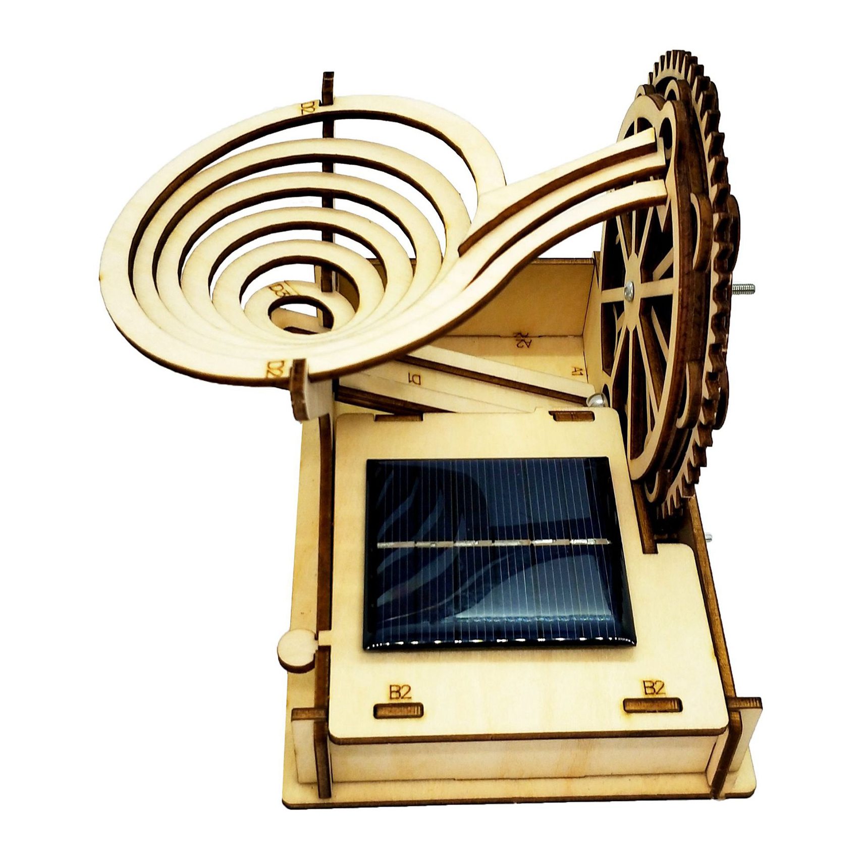 Practical 3D Wooden Marble Run - Running Gear Vehicle ulasan dan harga