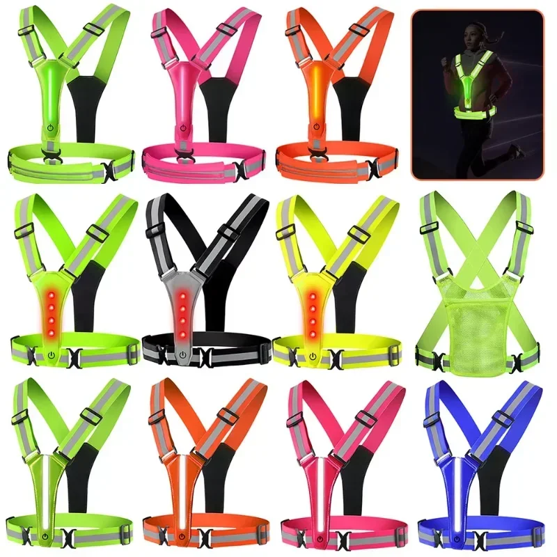 LED Reflective Vest Running Ge - Running Gear For Night ulasan dan harga