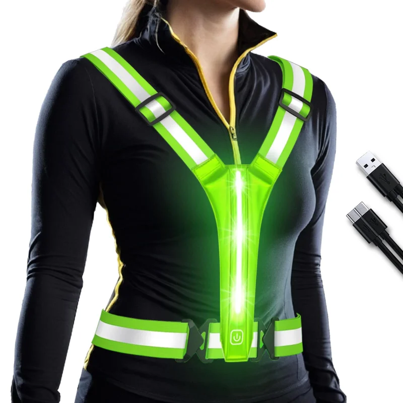 LED Reflective Vest Running Ge - Running Gear For Night ulasan dan harga
