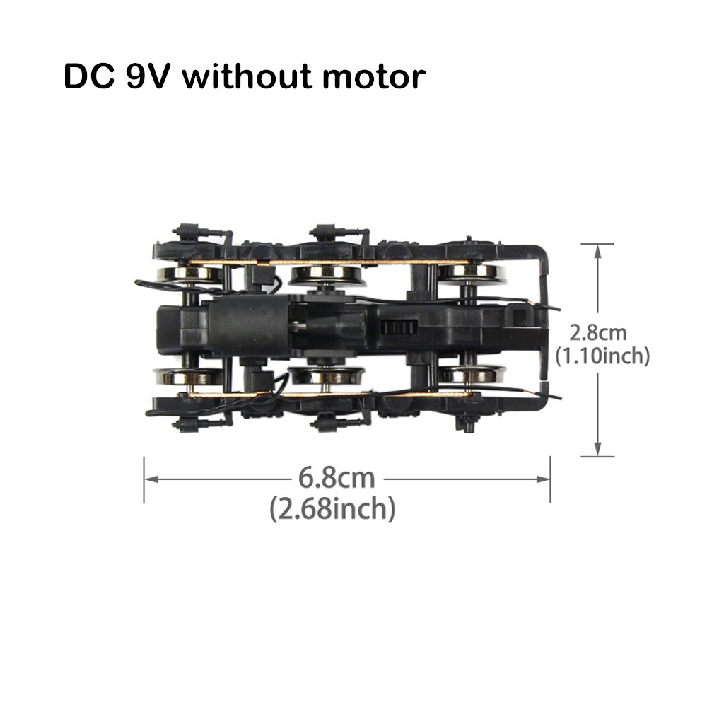 Model Train Powered Bogie Asse - Running Gear Vehicle ulasan dan harga