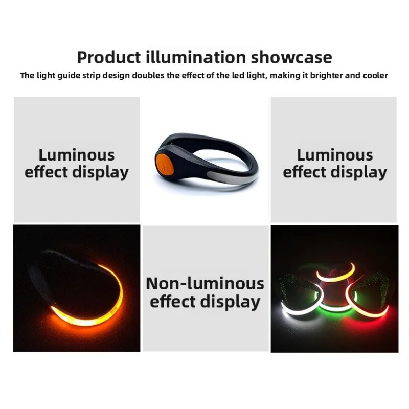 New Luminous Shoe Clip Light L - Running Gear For Night ulasan dan harga