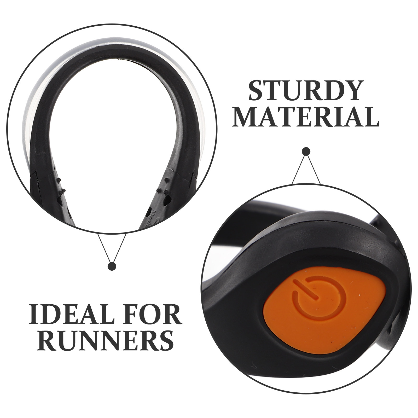 2Pcs LED Shoe Clip Lights Nigh - Running Gear For Night ulasan dan harga