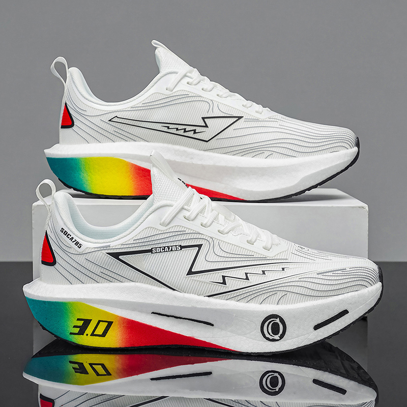 Running Shoes Men Marathon Ath - Running Gear Shoes ulasan dan harga