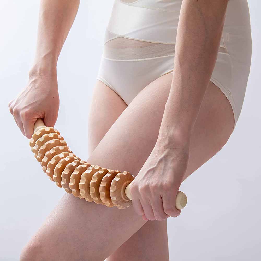 Curved Wood Massage Roller Sti - Muscle Roller Stick ulasan dan harga