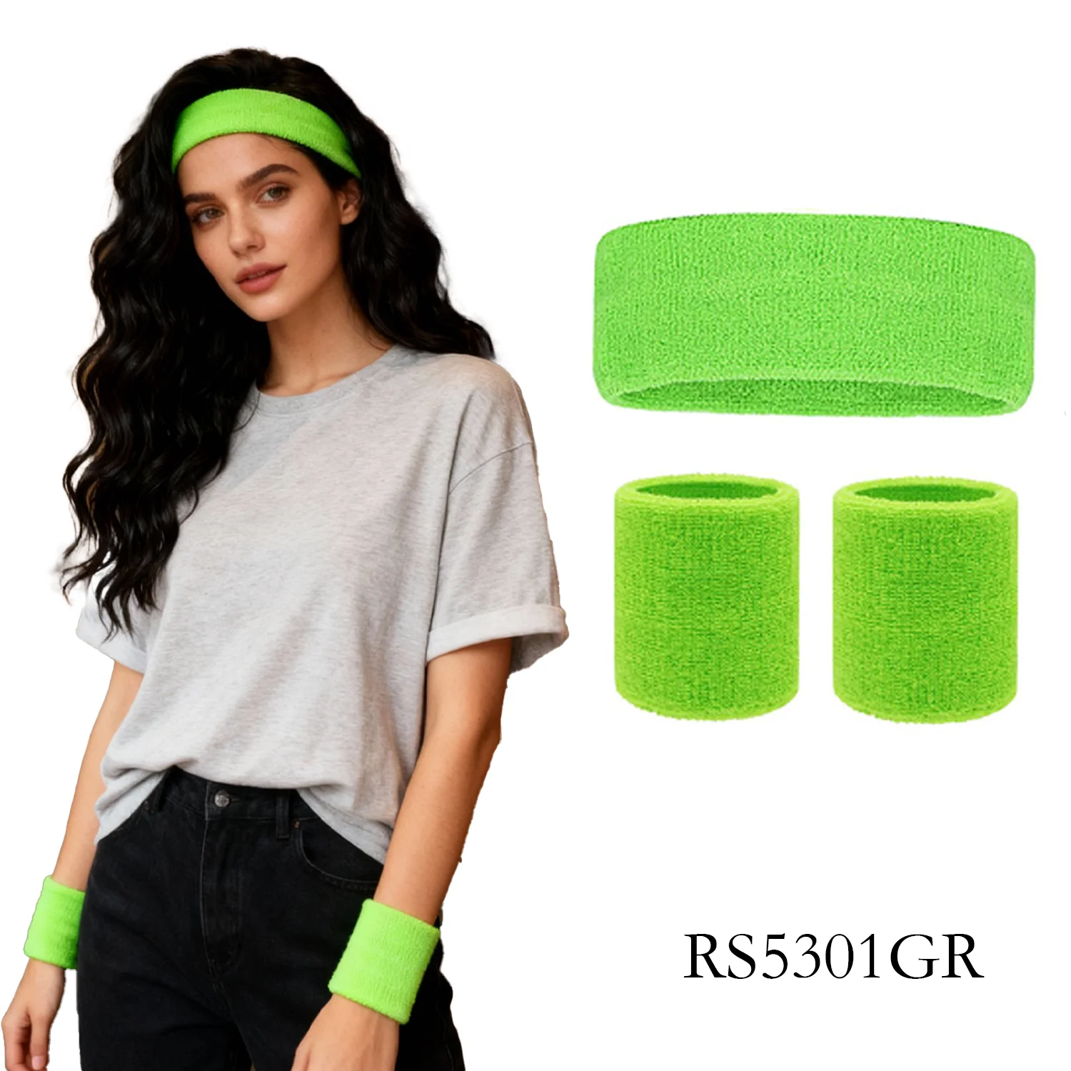 Multi-Color Terry Wrist Sweatb - Sweat Band Wrist ulasan dan harga