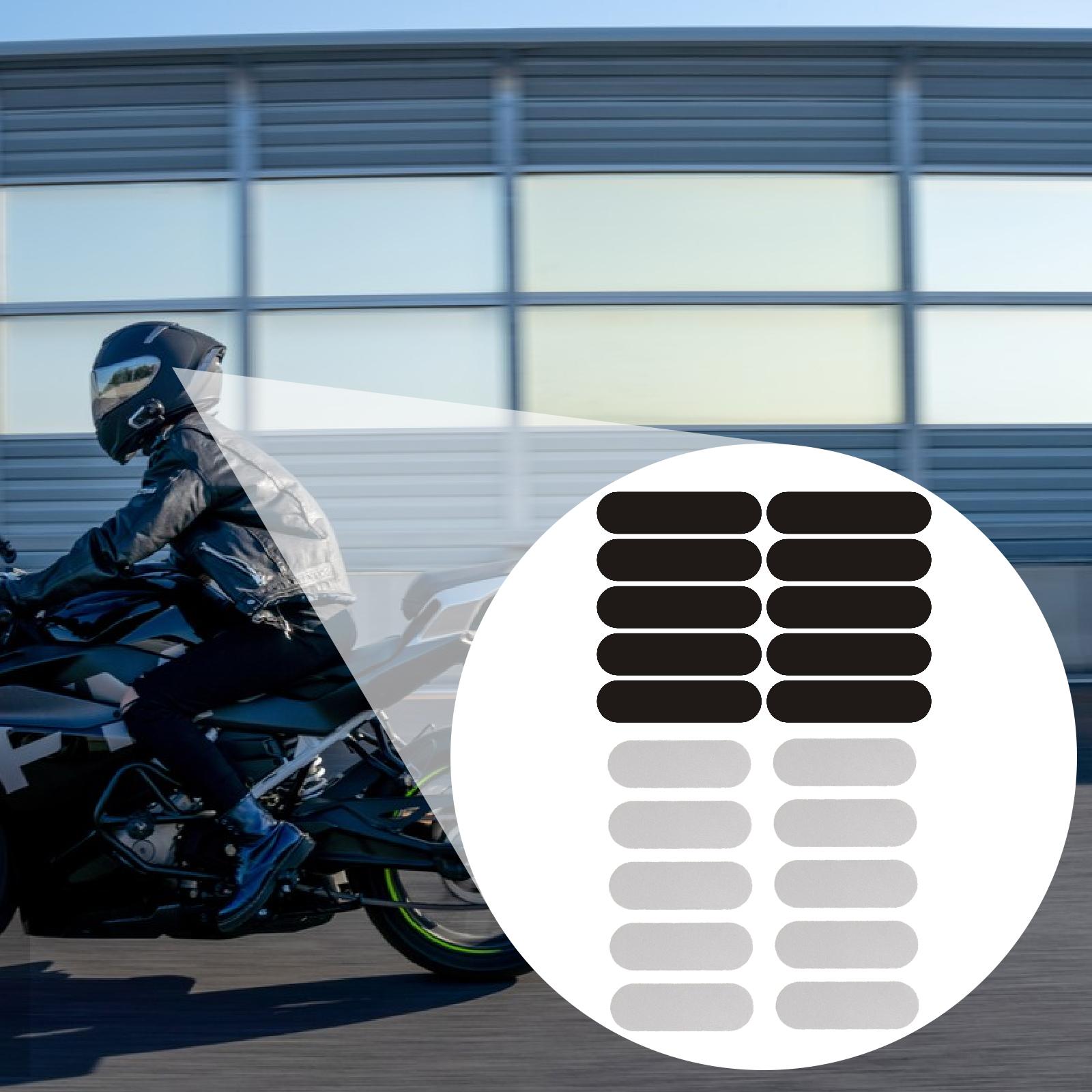 10Pcs Reflective Stickers Mult - Running Gear Vehicle ulasan dan harga