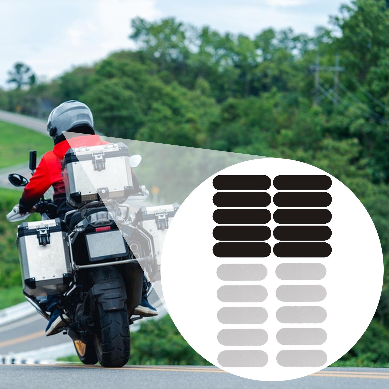 10Pcs Reflective Stickers Mult - Running Gear Vehicle ulasan dan harga