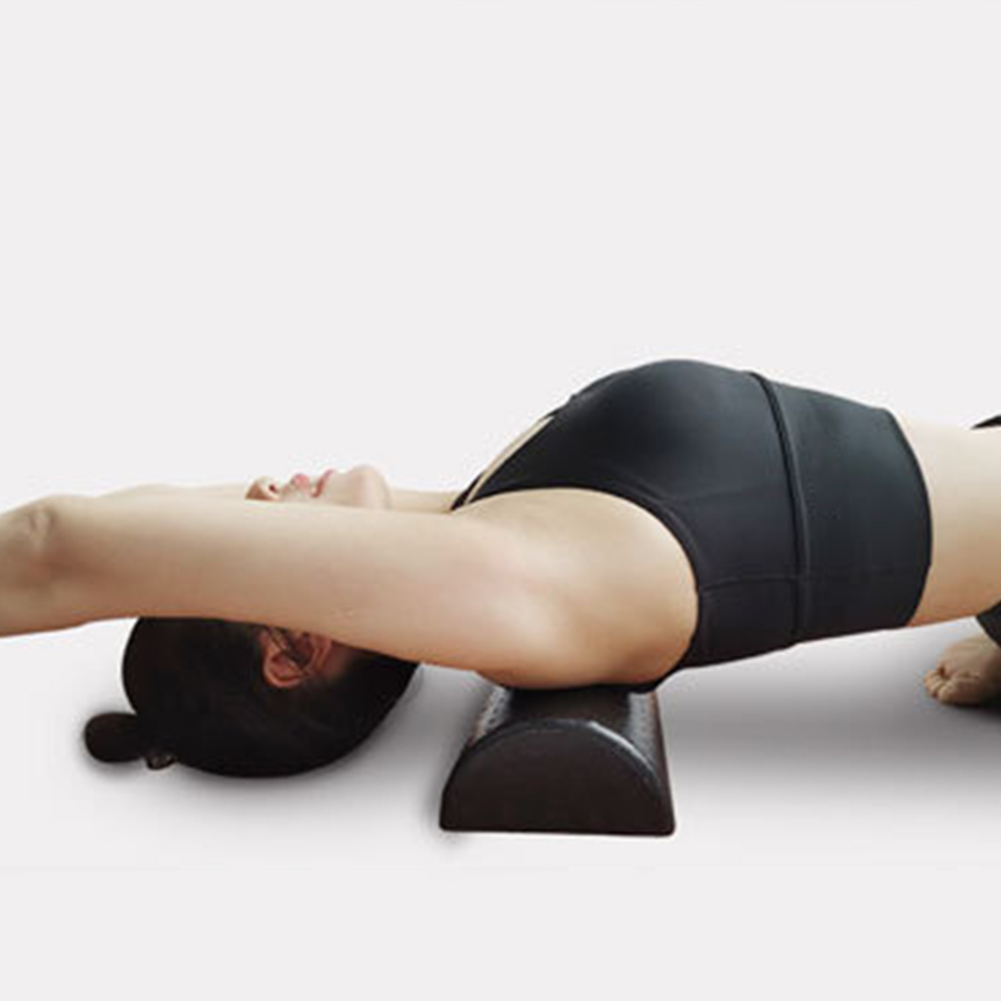 Half Round Yoga Massage Roller - Muscle Roller Stick ulasan dan harga