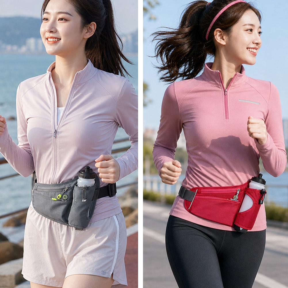 Fanny Pack with Water Bottle H - Running Gear Bag ulasan dan harga