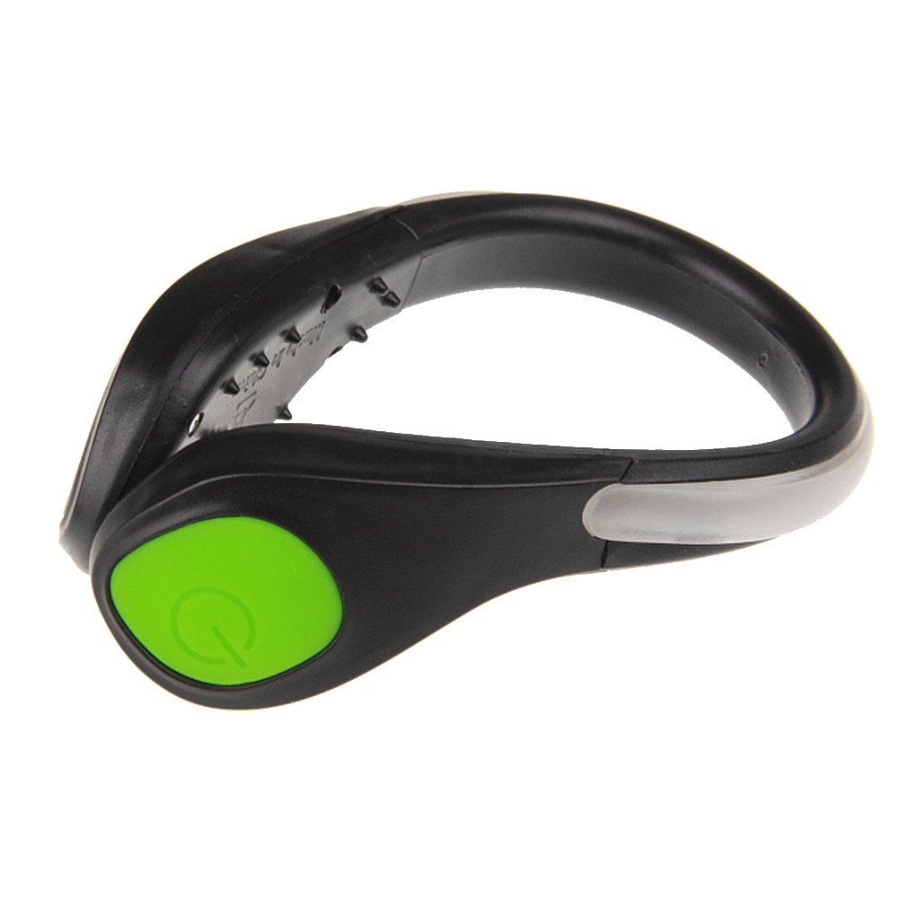 1Pcs LED Flash Shoe Clip Green - Running Gear For Night ulasan dan harga