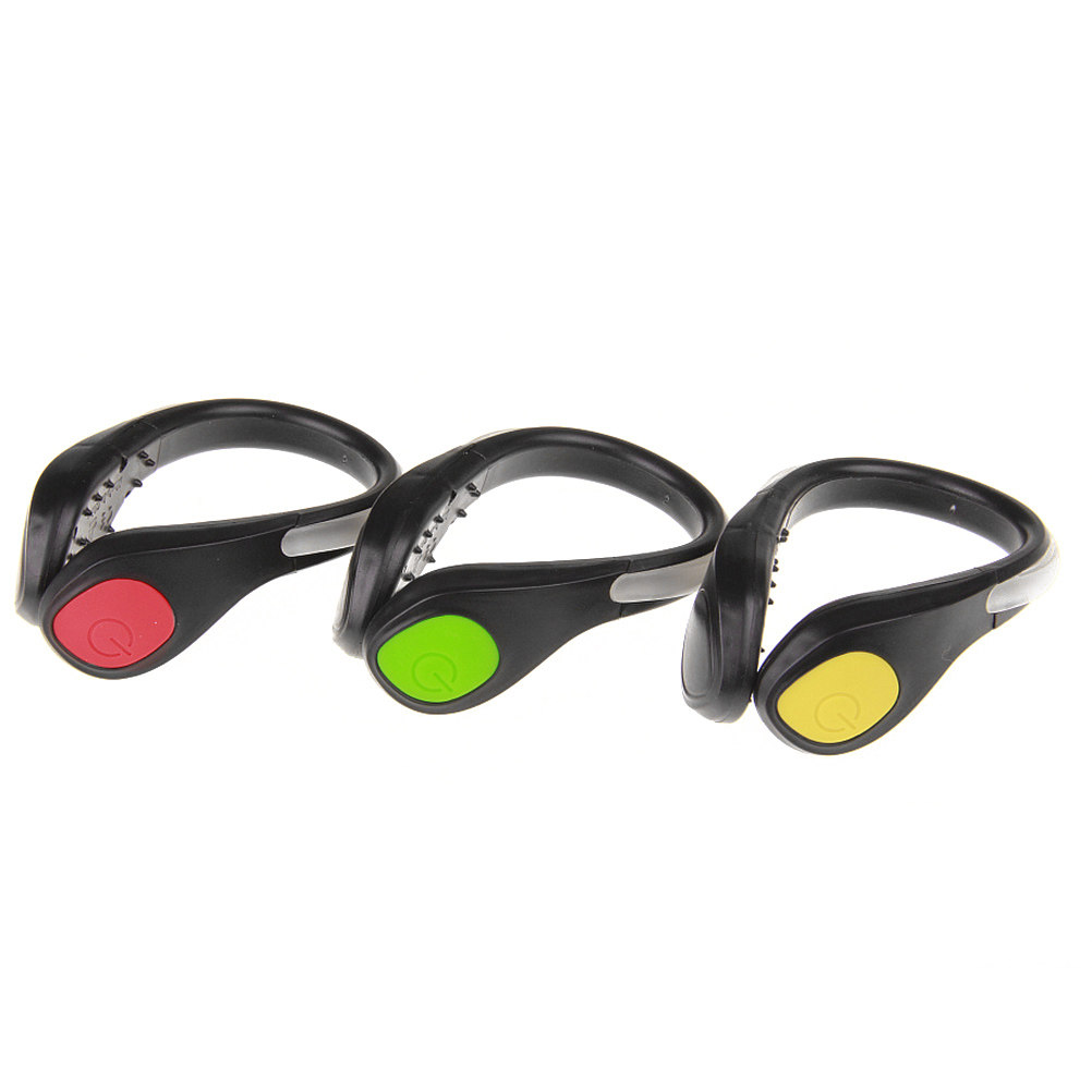 1Pcs LED Flash Shoe Clip Green - Running Gear For Night ulasan dan harga