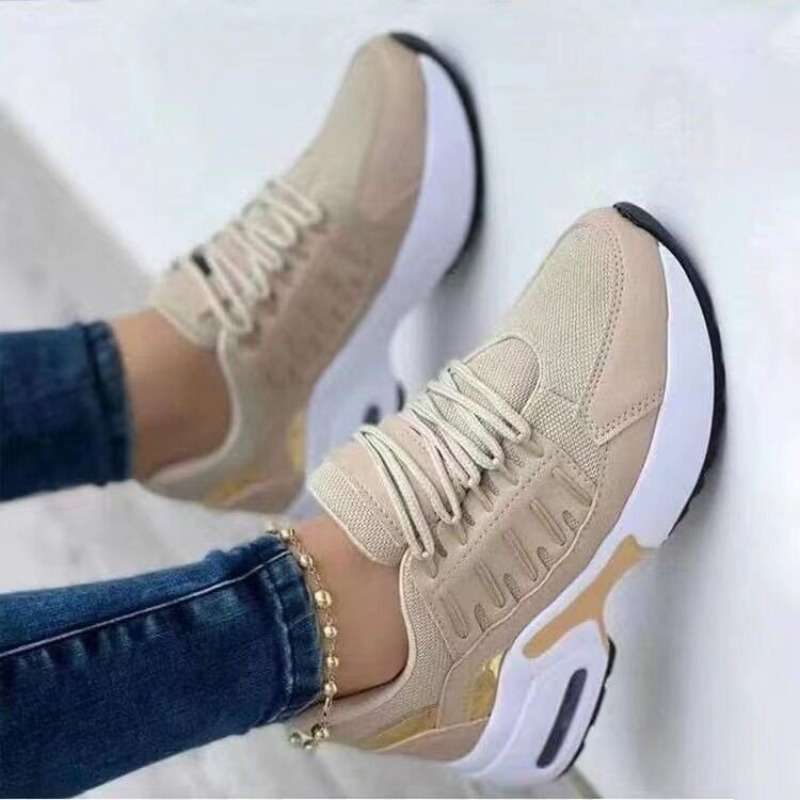 Womens Fashion Sneaker Platfor - Running Gear Shoes ulasan dan harga