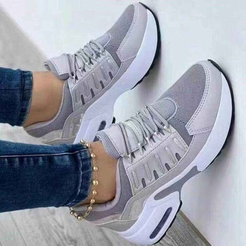Womens Fashion Sneaker Platfor - Running Gear Shoes ulasan dan harga