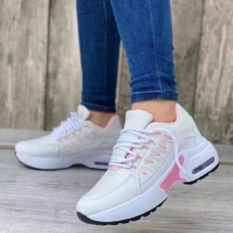 Womens Fashion Sneaker Platfor - Running Gear Shoes ulasan dan harga