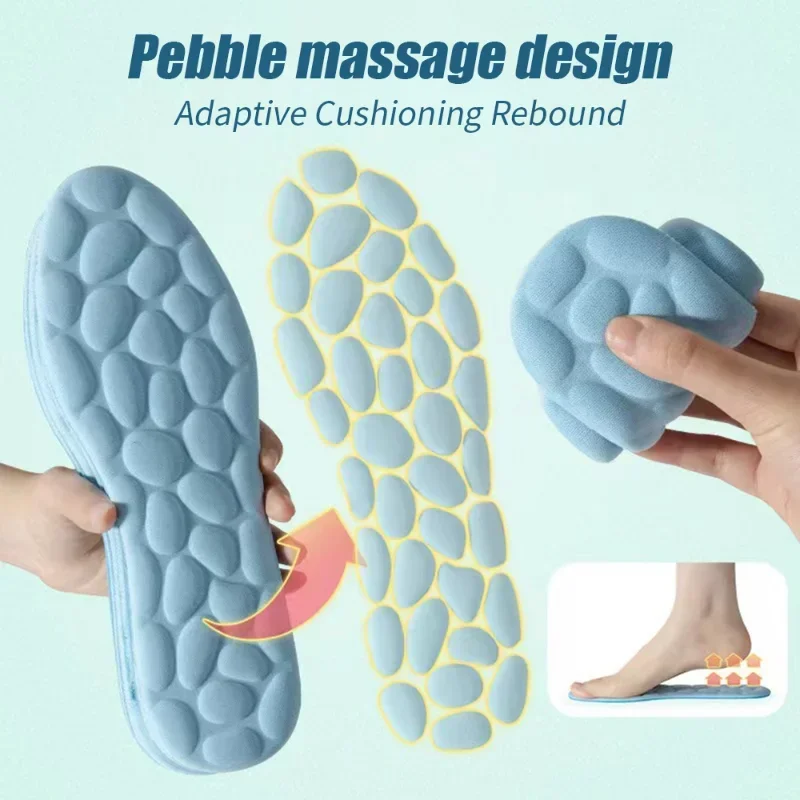2/4pcs Soft Massage Memory Foa - Running Gear Shoes ulasan dan harga