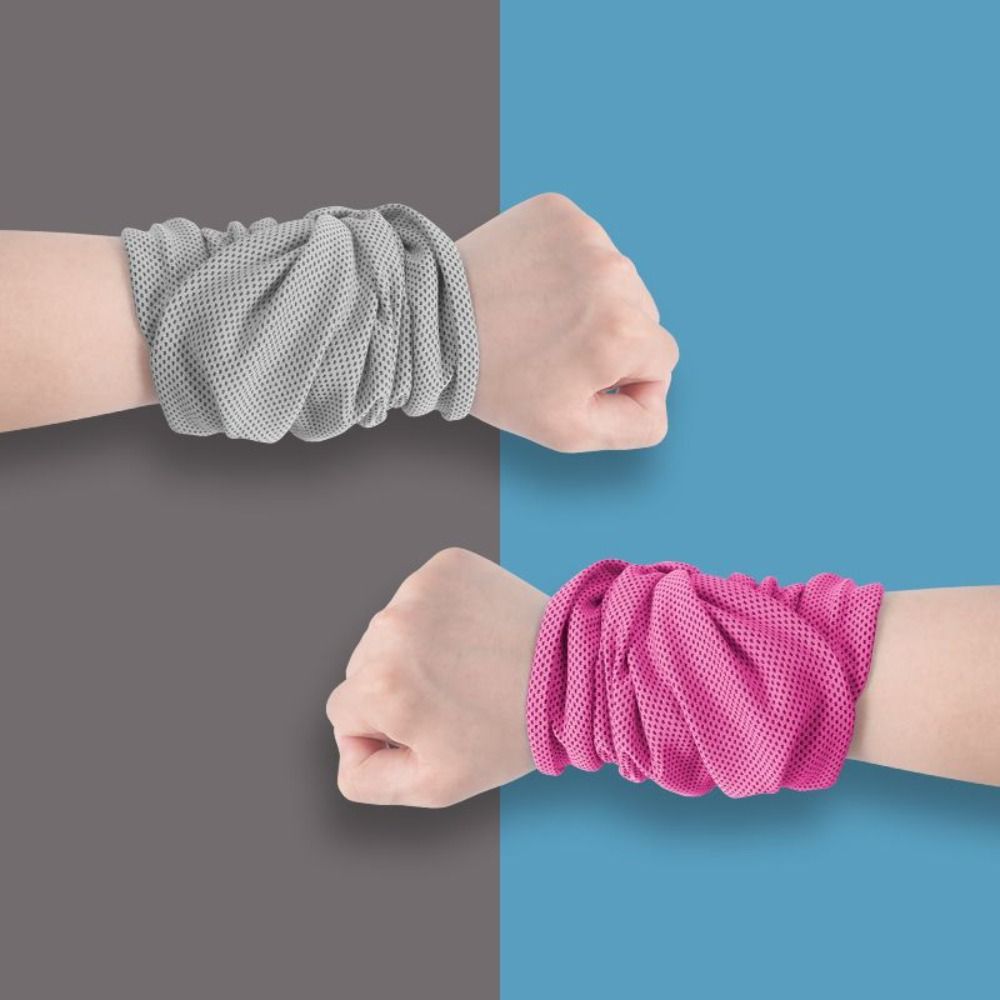 Polyester Fiber Sports Wrist S - Sweat Band Wrist ulasan dan harga