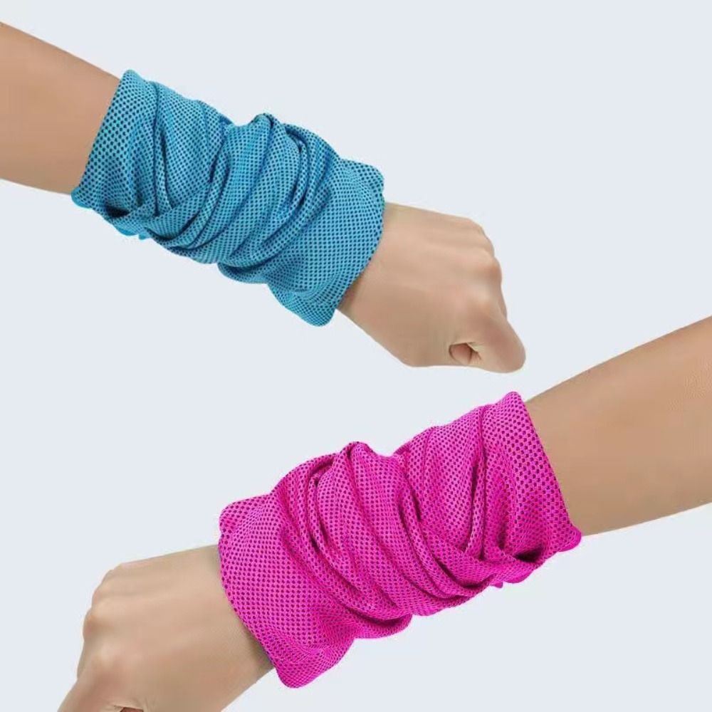 Polyester Fiber Sports Wrist S - Sweat Band Wrist ulasan dan harga