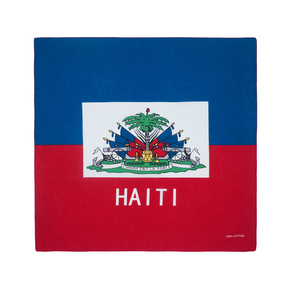 Haiti Flag Bandana 100% Cotton - Running Gear Gifts For Women ulasan dan harga